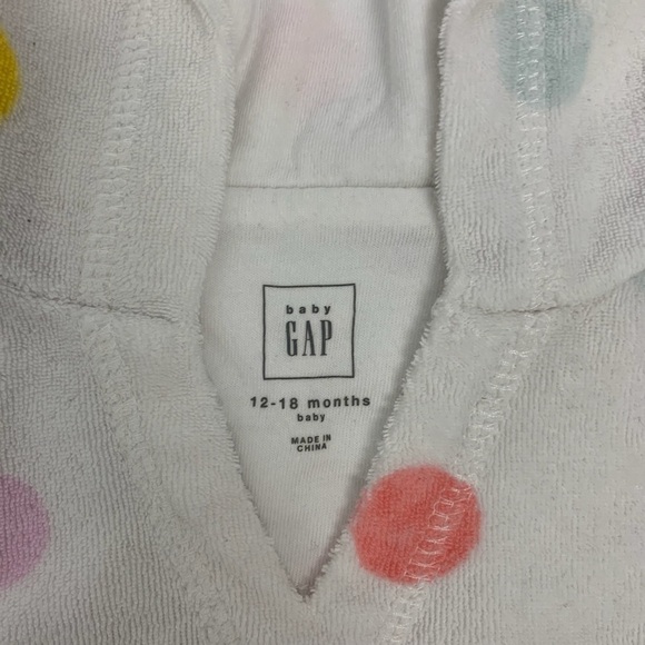 Gap baby Swimsuit polka dots Cover Up Sz 12- 18 Months - Picture 5 of 9